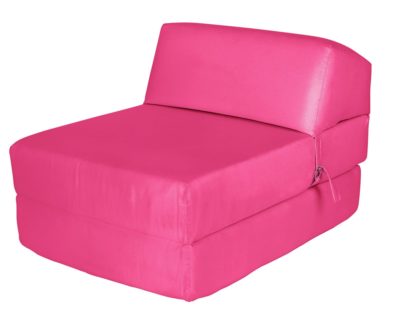 ColourMatch - Single Cotton Chairbed - Funky Fuchsia